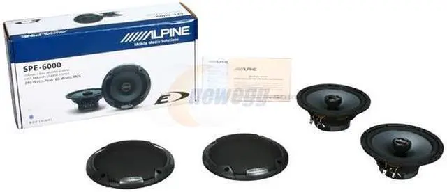 Alt view image 5 of 5 - Alpine 6.5" 240 Watts Peak Power 2-Way Speaker