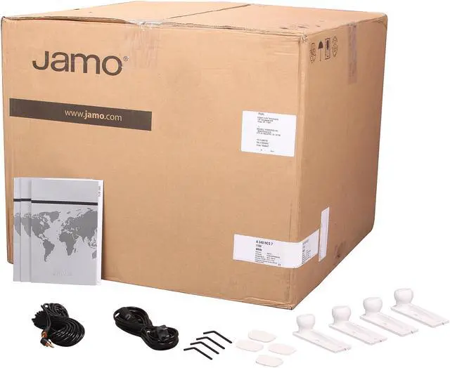 Alt view image 16 of 16 - Jamo A 340 HCS 7 White 5.1-Channel Home Cinema Speaker System