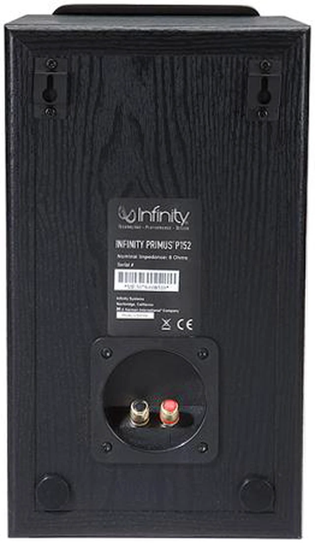 Infinity R152 Infinity P152BK Black 2-Way Bookshelf Loudspeaker - Newegg.com