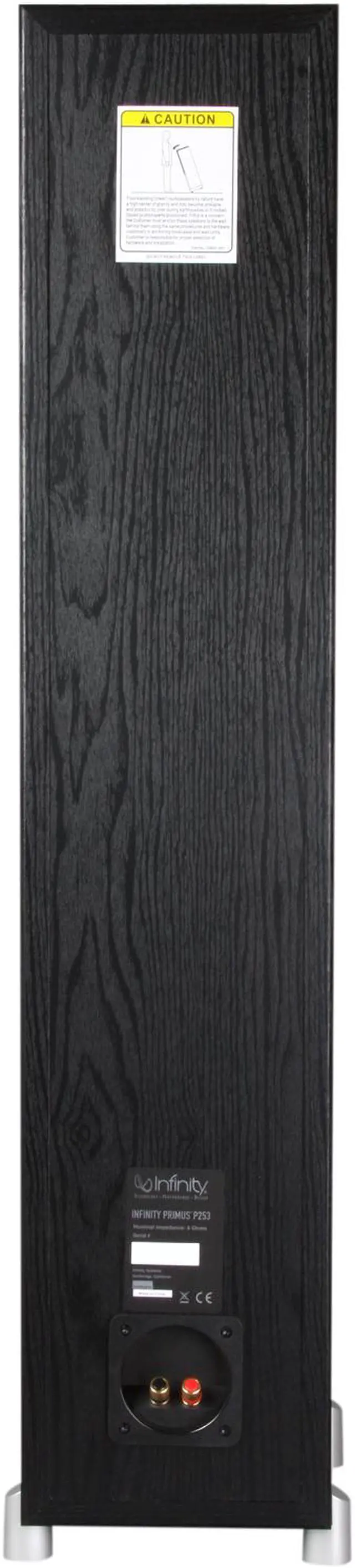Alt view image 5 of 6 - Infinity Primus P253BK Two-way Floorstanding Loudspeaker Single