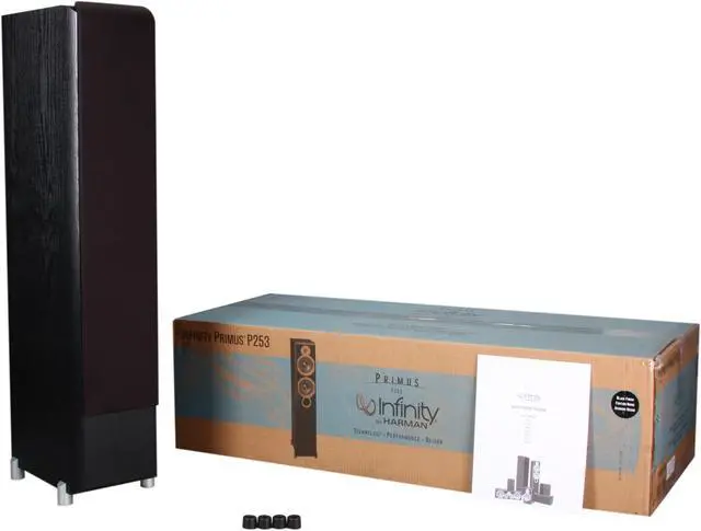 Alt view image 6 of 6 - Infinity Primus P253BK Two-way Floorstanding Loudspeaker Single