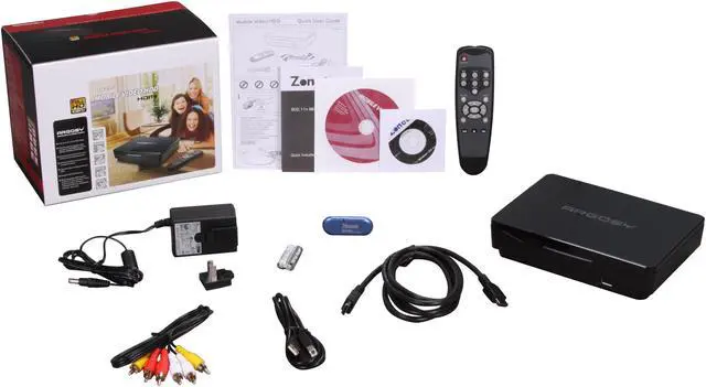Alt view image 5 of 5 - Argosy HV335T-EN000 Mobile Video HDD Media Player with USB Wireless Adapter
