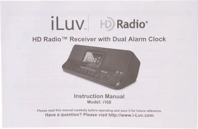 Alt view image 13 of 14 - iLuv - HD Radio w/ Dual Alarm Clock (i168)