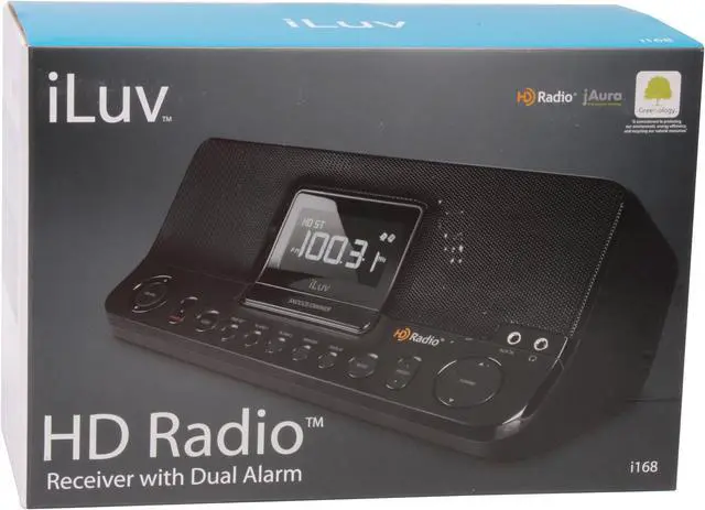 Alt view image 14 of 14 - iLuv - HD Radio w/ Dual Alarm Clock (i168)