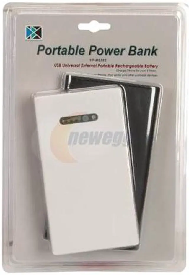 Main image of PC USA White 3000 mAh USB Universal External Portable Power Bank YP-M8565
