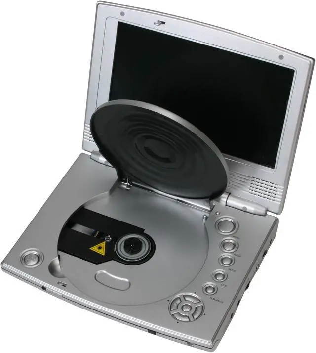 Alt view image 4 of 5 - DIGIX PDV200B 7" Portable DVD Player