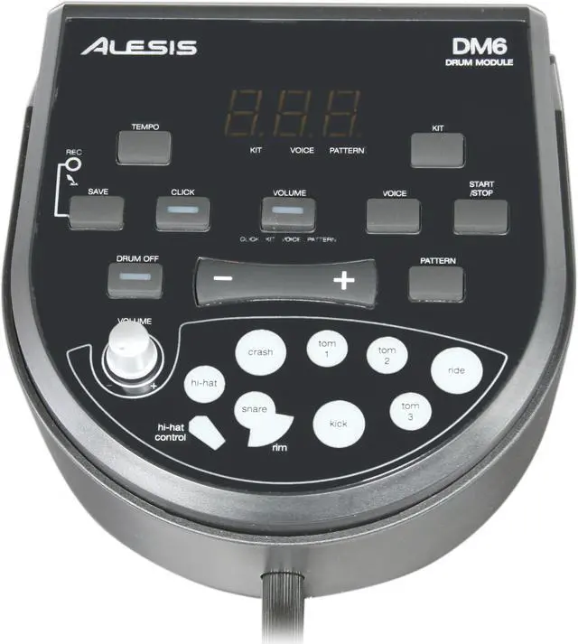 Alt view image 4 of 5 - Alesis DM6 USB Express Kit Compact Electronic Drumset