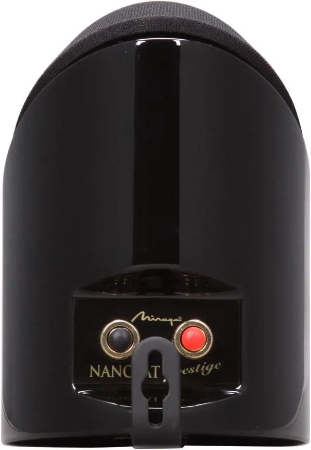 Alt view image 4 of 9 - Mirage NANOSAT Prestige hgb Bookshelf Speaker HG Black Single