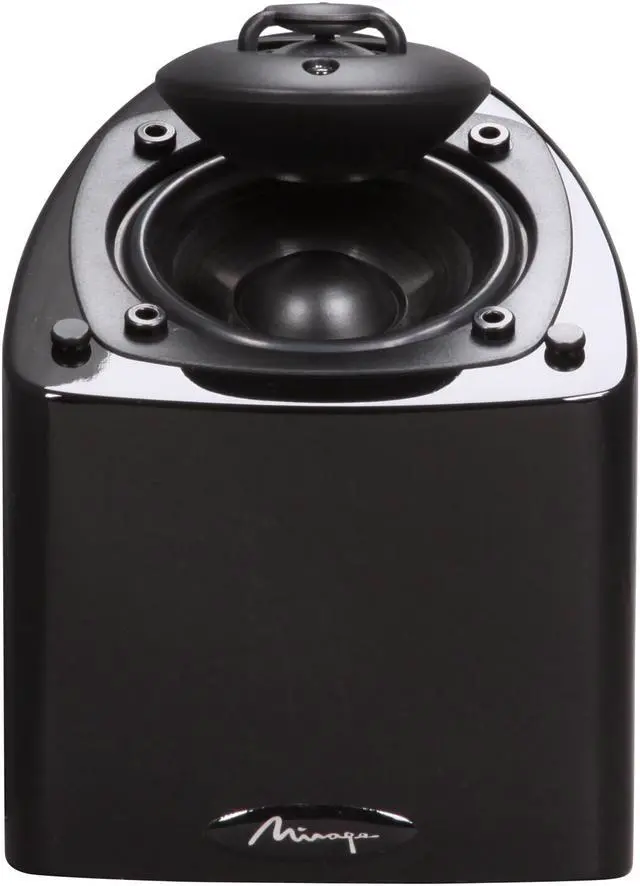 Alt view image 6 of 9 - Mirage NANOSAT Prestige hgb Bookshelf Speaker HG Black Single