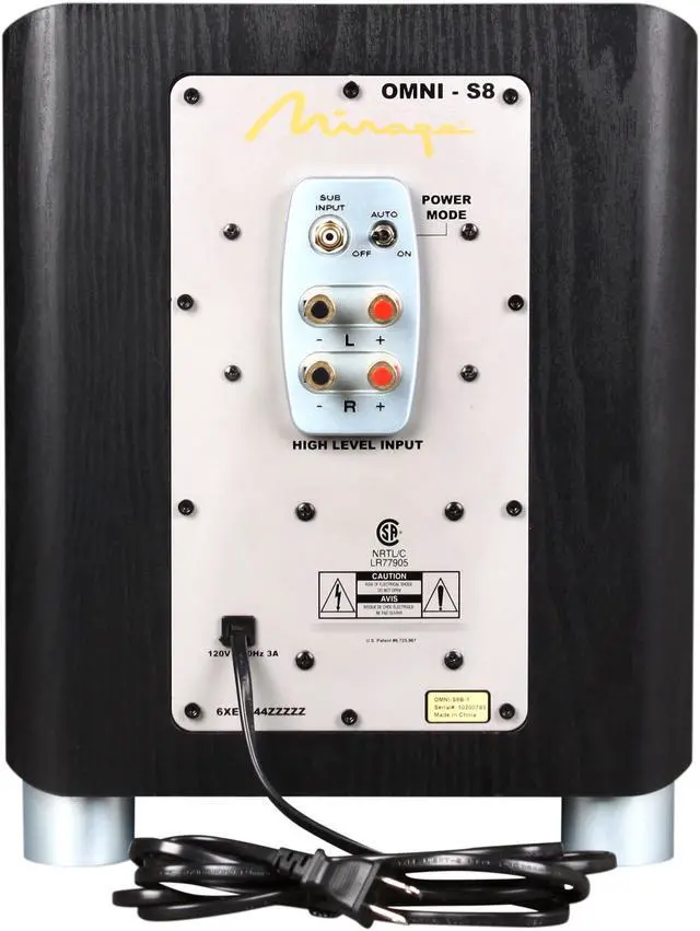 Alt view image 5 of 6 - Mirage OMNI S8 Subwoofer