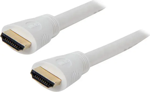 Main image of Kaybles 10ft NMHD-10MM-WT 5 - 10 ft. High Speed HDMI Cable with Ethernet,White,CL2 rating,28AWG Gold Plated M-M 10 feet - OEM