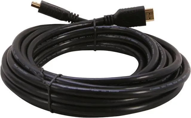 Alt view image 2 of 3 - Kaybles 20ft NMHD-20MM 20 ft. High Speed HDMI Cable with Ethernet,Black,CL2 rating,28AWG Gold Plated M-M 20 feet - OEM