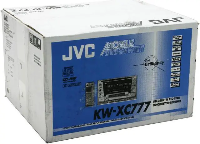 Alt view image 7 of 7 - JVC KW-XC777 CD Changer Control CD/Cassette Deck