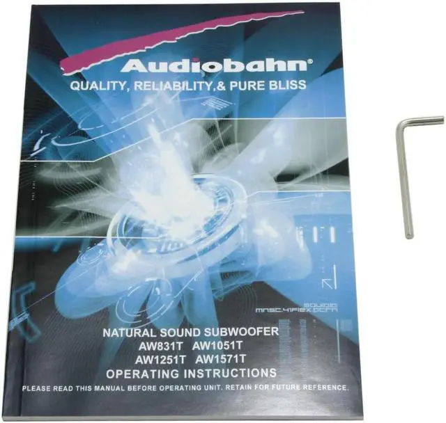 Alt view image 3 of 4 - AUDIOBAHN 15" 1000W Subwoofer