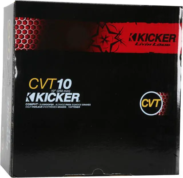 Alt view image 7 of 7 - Kicker 10" 800W CompVT Subwoofer