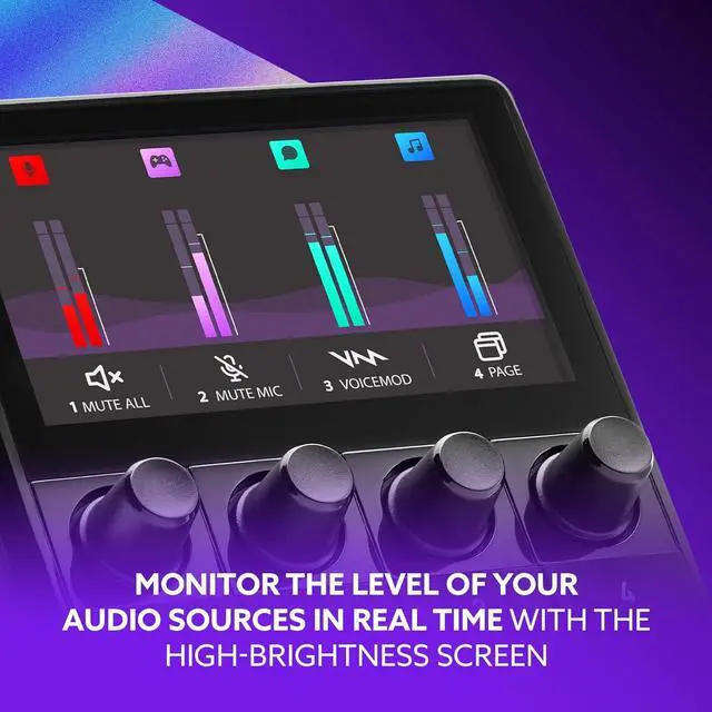 Alt view image 3 of 4 - Hercules 4781068 Stream Starter Kit - Includes Stream 100 and HUD-600 USB Microphone + 3 Months Voicemod Pro - Core Streaming apps pre-Integrated (OBS, Streamlabs)