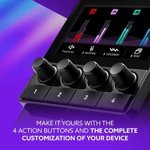 Alt view image 4 of 4 - Hercules 4781068 Stream Starter Kit - Includes Stream 100 and HUD-600 USB Microphone + 3 Months Voicemod Pro - Core Streaming apps pre-Integrated (OBS, Streamlabs)