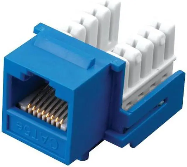 Alt view image 2 of 2 - Vanco 820423 Category 5E 90 Degree Keystone Jacks
