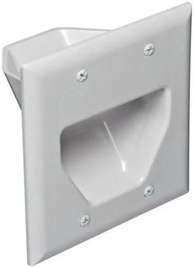 Main image of DataComm 45-0002-WH Cable Faceplate
