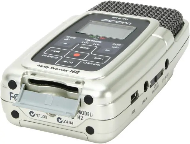 Alt view image 7 of 8 - Zoom H2 Handy Portable Digital Recorder