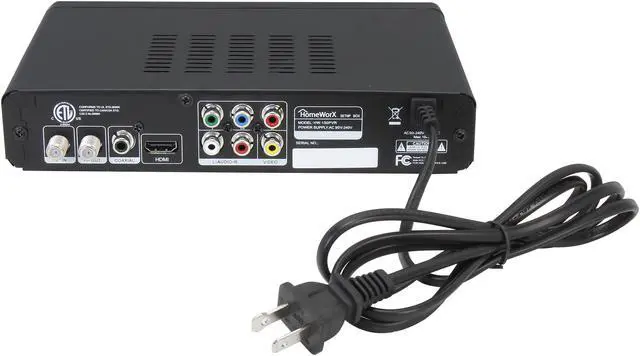Alt view image 5 of 7 - Mediasonic HomeWorX ATSC Digital Converter Box with TV Recording, Media Player, and TV Tuner Function (HW-150PVR)