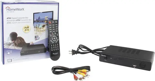Alt view image 7 of 7 - Mediasonic HomeWorX ATSC Digital Converter Box with TV Recording, Media Player, and TV Tuner Function (HW-150PVR)