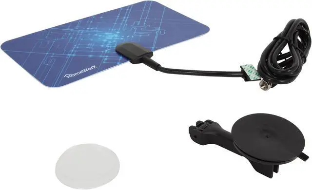Alt view image 6 of 7 - Mediasonic HomeWorX HW110AN ATSC Series Digital Flat Antenna