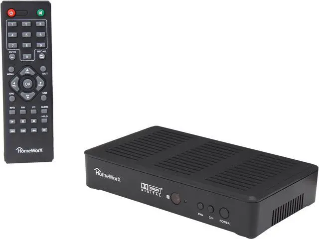 Main image of HomeWorX HW180STB HDTV Digital Converter Box with Media Player Function & Dolby Digital & HDMI Out