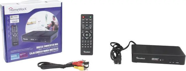 Alt view image 5 of 5 - HomeWorX HW180STB HDTV Digital Converter Box with Media Player Function & Dolby Digital & HDMI Out