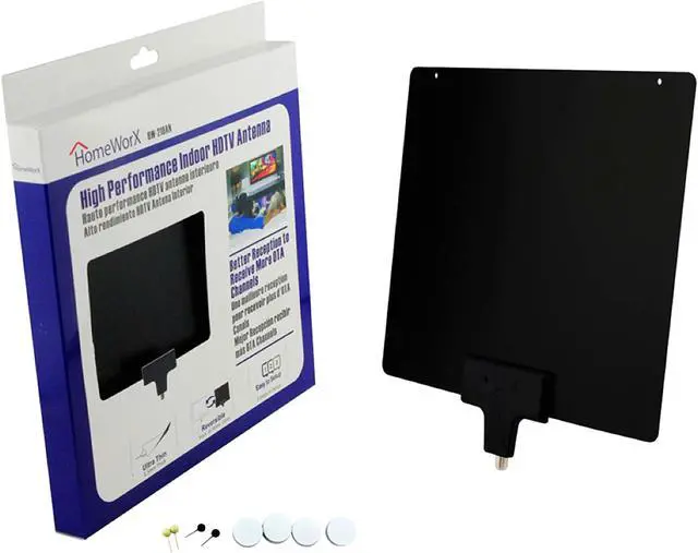 Alt view image 2 of 12 - Mediasonic HomeWorX HW210AN Ultra Thin Indoor Digital HD TV antenna