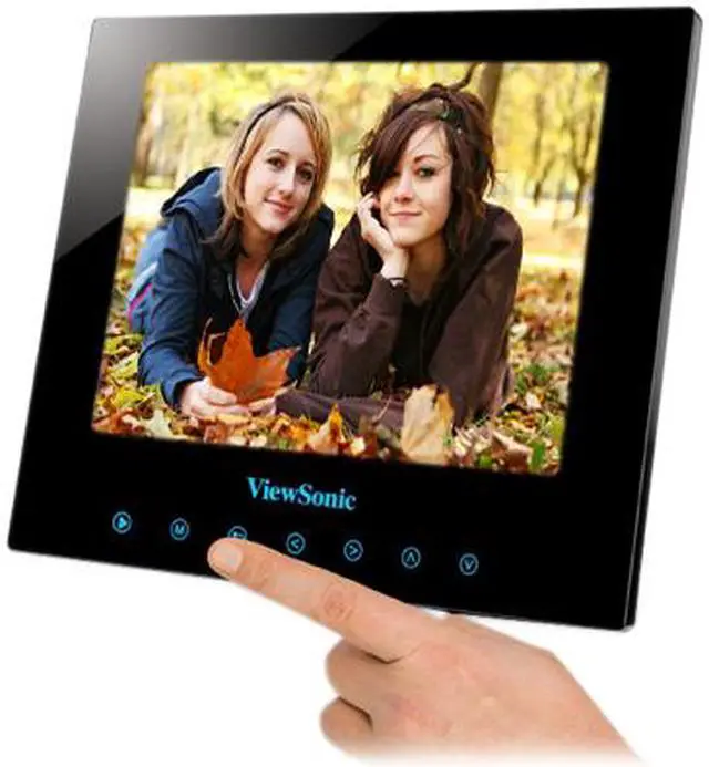 Alt view image 3 of 11 - ViewSonic DPG807BK 8" 800 x 600 Digital Photo Frame
