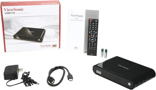 Alt view image 5 of 5 - ViewSonic VMP70 1080p Digital Media Player w/2 USB, HDMI, Composite, Component & SPDIF
