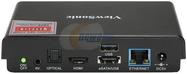 Alt view image 4 of 5 - ViewSonic NexTV VMP75 Full HD 1080p Network Media Player w/Netflix
