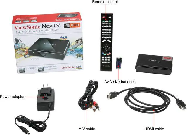 Alt view image 5 of 5 - ViewSonic NexTV VMP75 Full HD 1080p Network Media Player w/Netflix