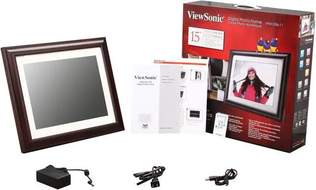 Alt view image 9 of 9 - ViewSonic VFM1536-11 15" 1024 x 768 Digital Photo Frame