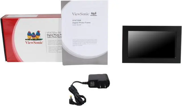 Alt view image 6 of 6 - ViewSonic VFA720w-50 7" 480 x 234 Digital Photo Frame