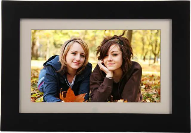 Alt view image 2 of 7 - ViewSonic 10.1" digital photo frame, high 1024x600 resolution, 128MB, calendar/clock, auto on/off, LED backlight & remote control