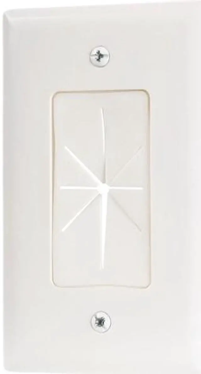 Main image of AUDIOVOX VH64R Pass Through Wallplate for HDMI Coax and Other a/V Cables