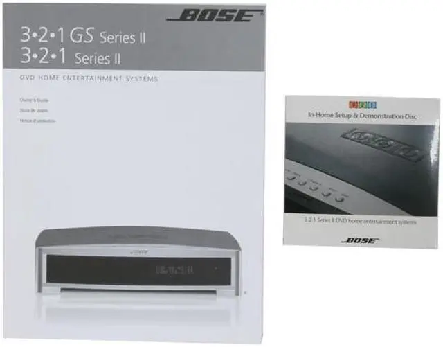 Alt view image 15 of 16 - BOSE® 3·2·1® GS Series II DVD Home Entertainment System Silver
