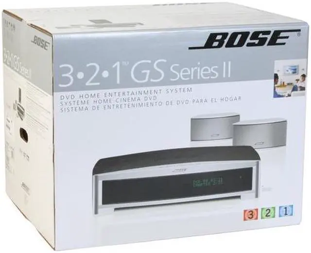 Alt view image 16 of 16 - BOSE® 3·2·1® GS Series II DVD Home Entertainment System Silver