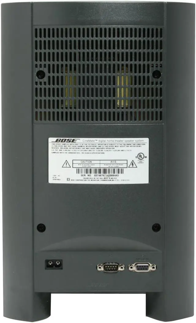 Alt view image 7 of 18 - BOSE® CineMate® Digital Home Theater Speaker System (Graphite Gray)