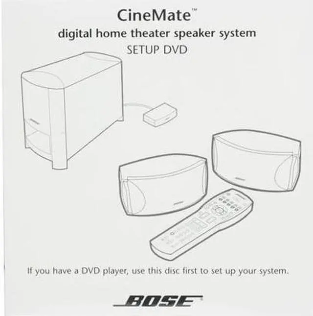 Alt view image 16 of 18 - BOSE® CineMate® Digital Home Theater Speaker System (Graphite Gray)