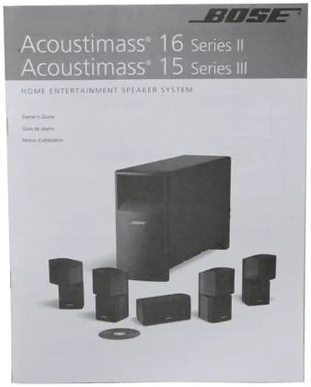 Alt view image 10 of 10 - BOSE® Acoustimass® 16 Series II Home Entertainment Speaker System (White)