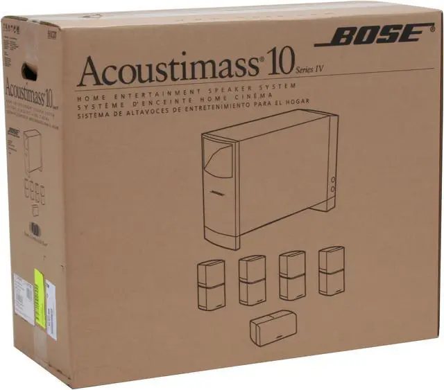Alt view image 13 of 13 - Bose Acoustimass 10 Series IV Home Entertainment Speaker System