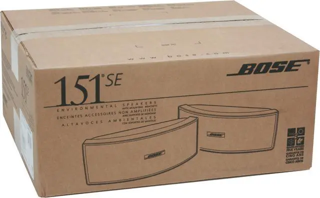 Alt view image 8 of 8 - Bose® Model 151 SE Environmental Speakers (Black)