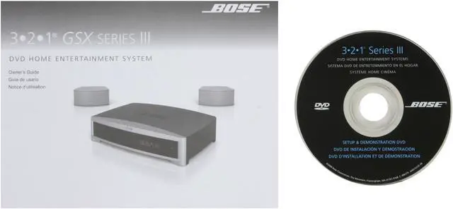 Alt view image 19 of 20 - BOSE® 3•2•1® GSX Series III DVD Home Entertainment System (Graphite Gray)