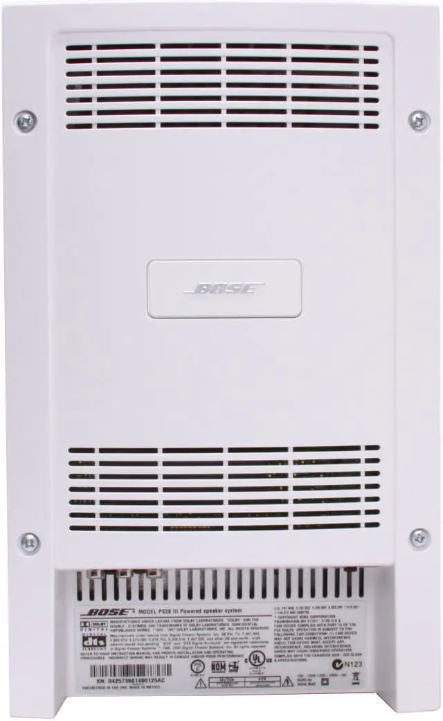 Alt view image 8 of 17 - Bose® Lifestyle® V20 Home Theater System (White)