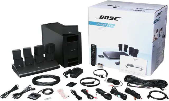 Alt view image 20 of 20 - Bose® Lifestyle V25 Home Theater System (Black)