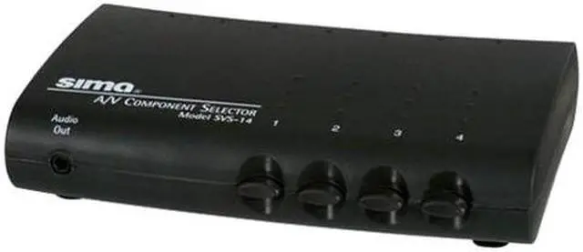 Main image of Sima SVS-14 4 Input A/V Selector