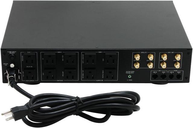 Alt view image 5 of 8 - PANAMAX M5300-EX 11-Outlet Line Conditioner/Surge Suppressor with Digital Voltmeter